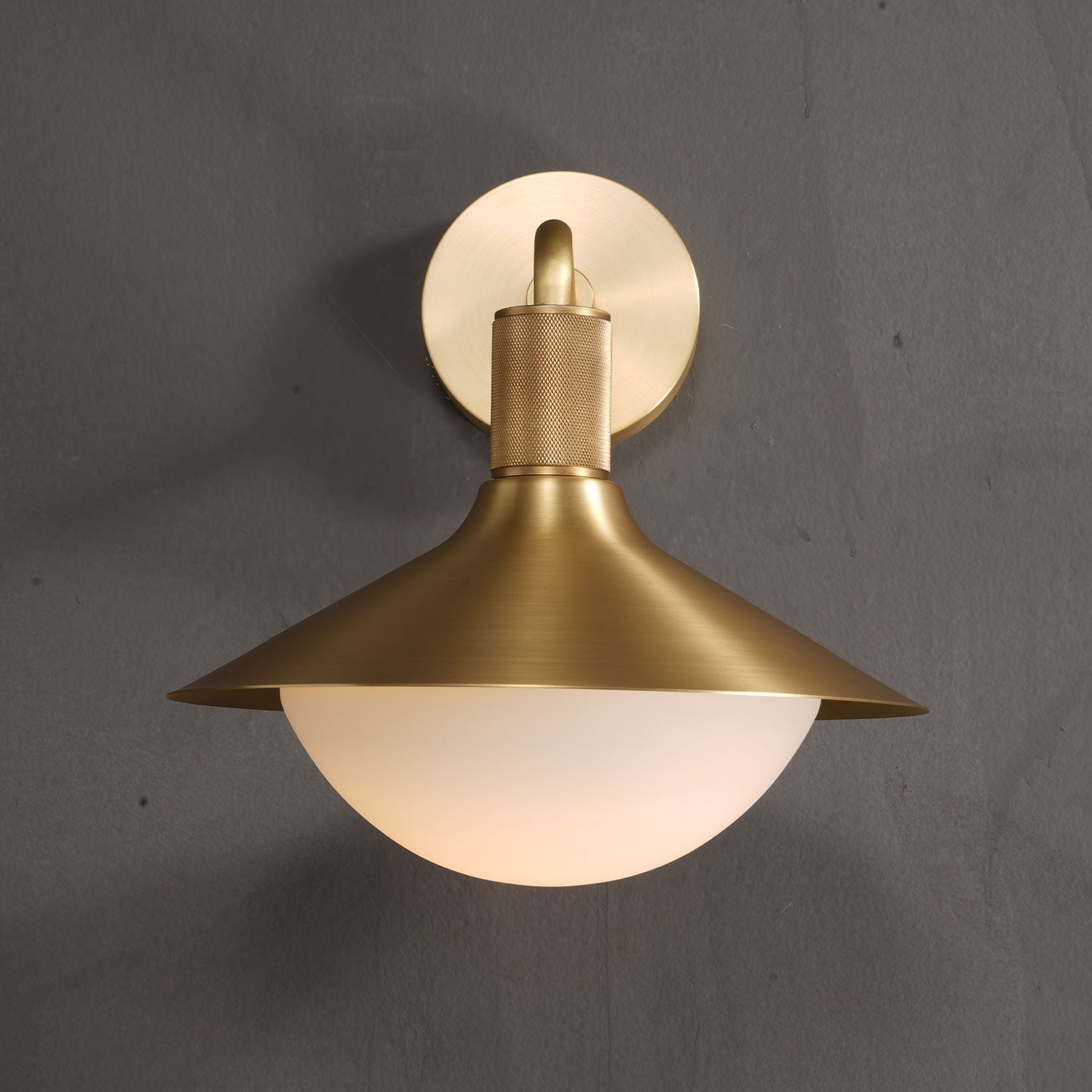 Siora Glass Round Sconce