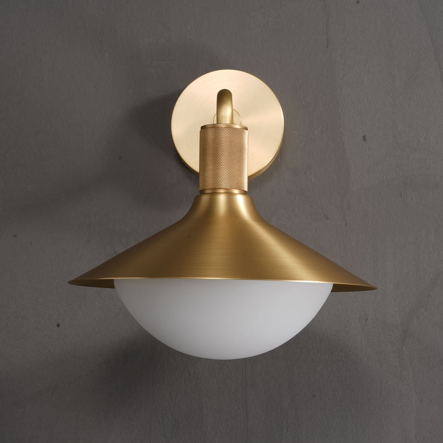 Siora Glass Round Sconce