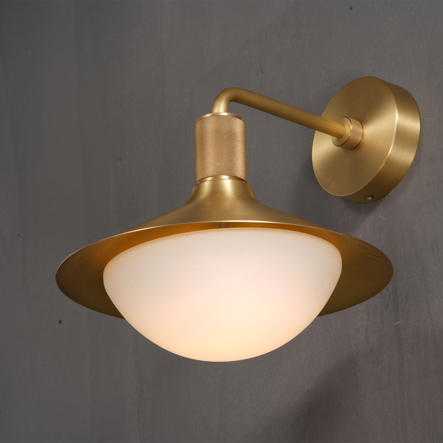Siora Glass Round Sconce