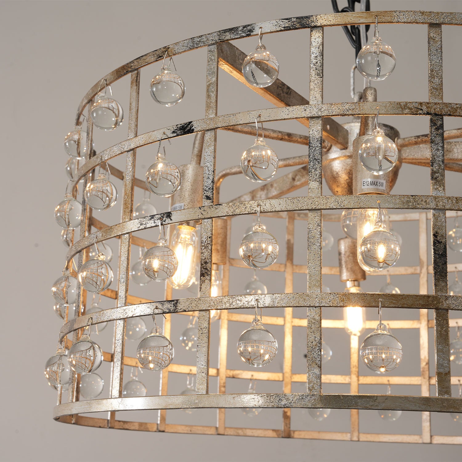 Lagale 6-Lights Crystal Chandelier