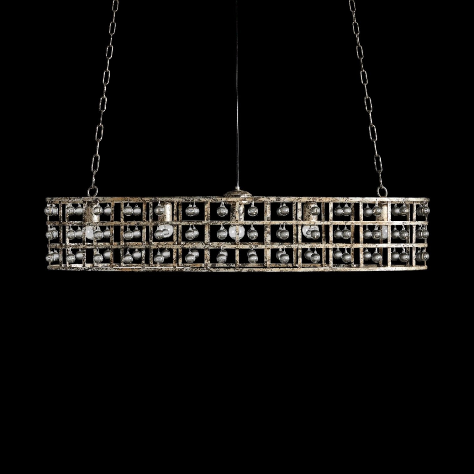 Lagale 5-Lights Rectangular Crystal Chandelier