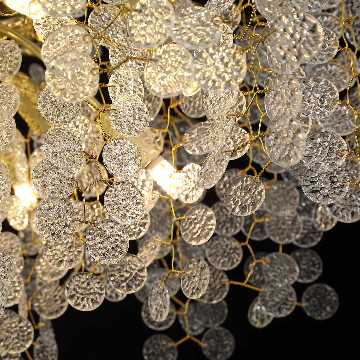 Cioral Oval Crystal Branch Chandelier