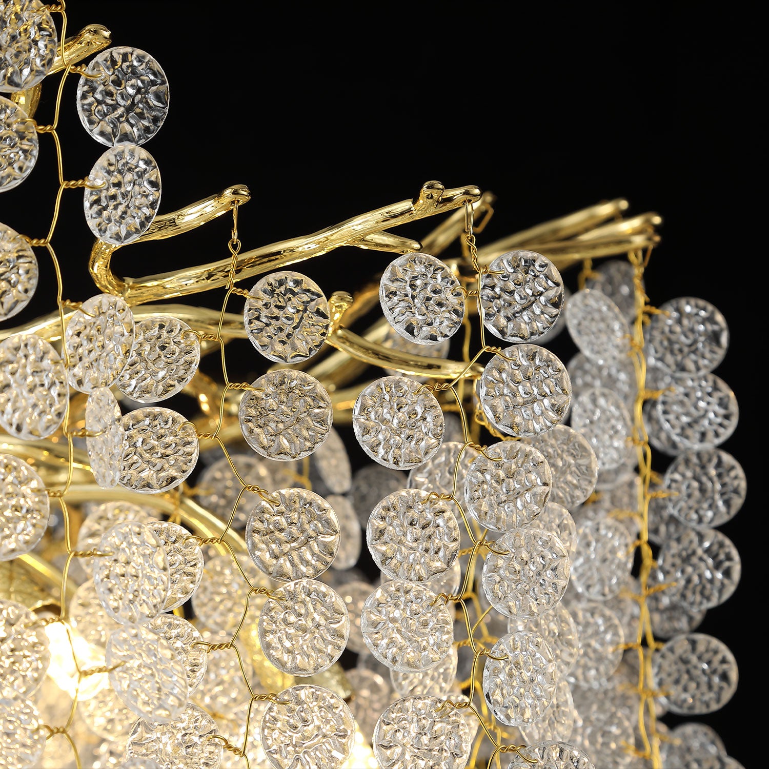 Cioral Oval Crystal Branch Chandelier