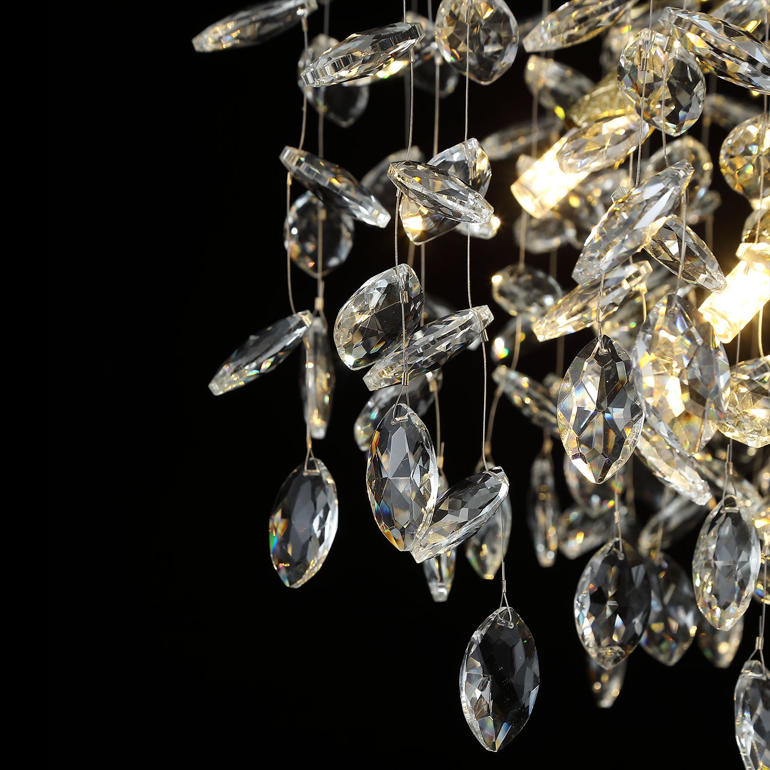 Cioral Round Crystal Chandelier Light