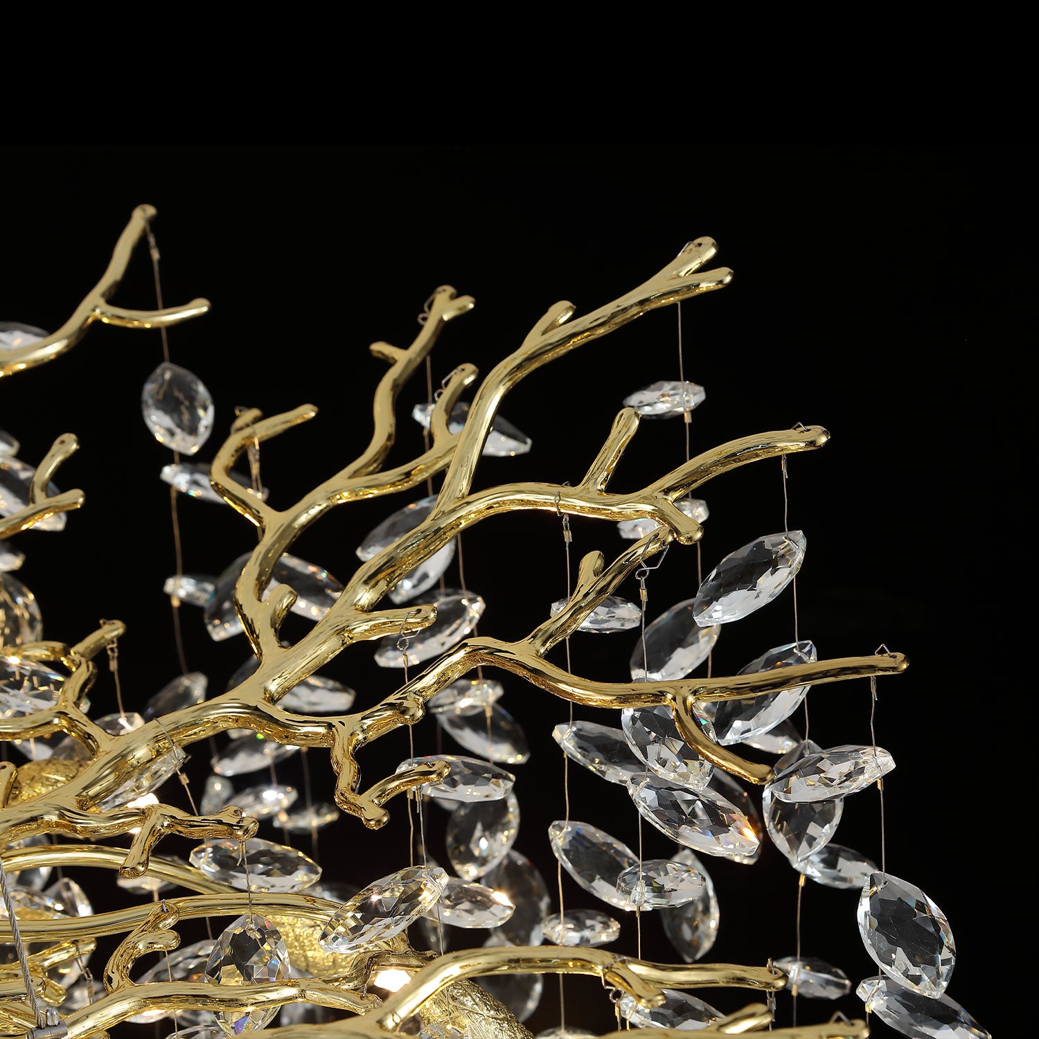 Cioral Round Crystal Chandelier Light