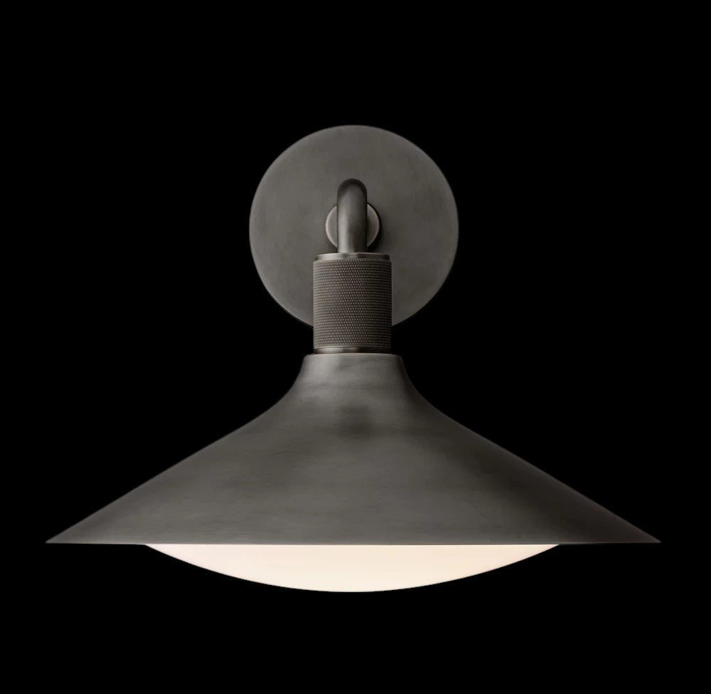 Siora Glass Round Sconce