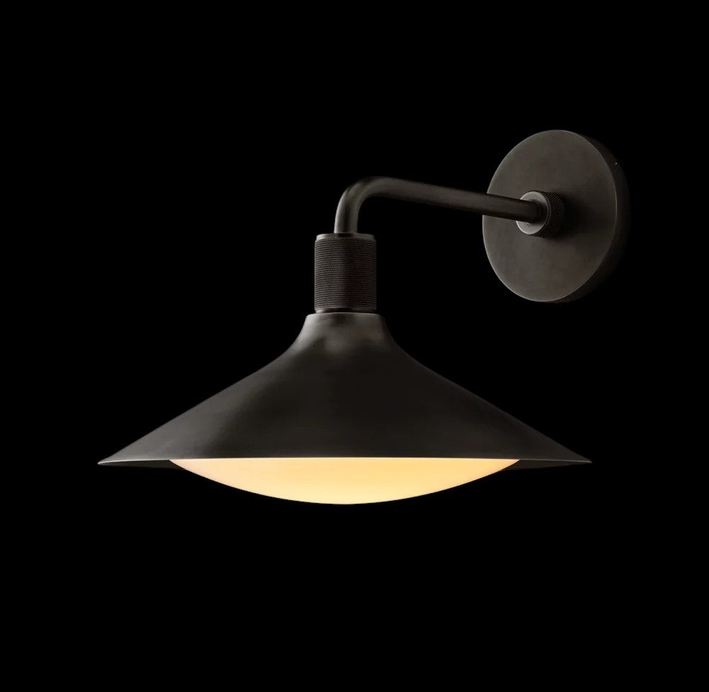 Siora Glass Round Sconce