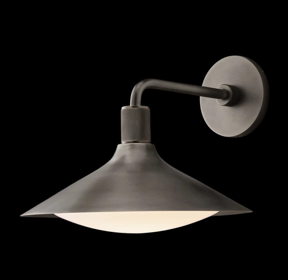 Siora Glass Round Sconce