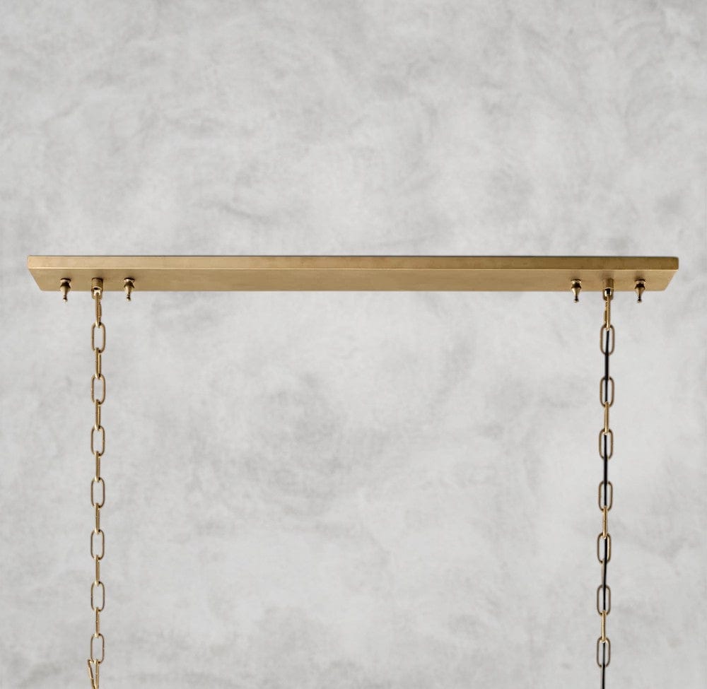 1920S Odeon Rectangular Chandelier 40", 49", 59"