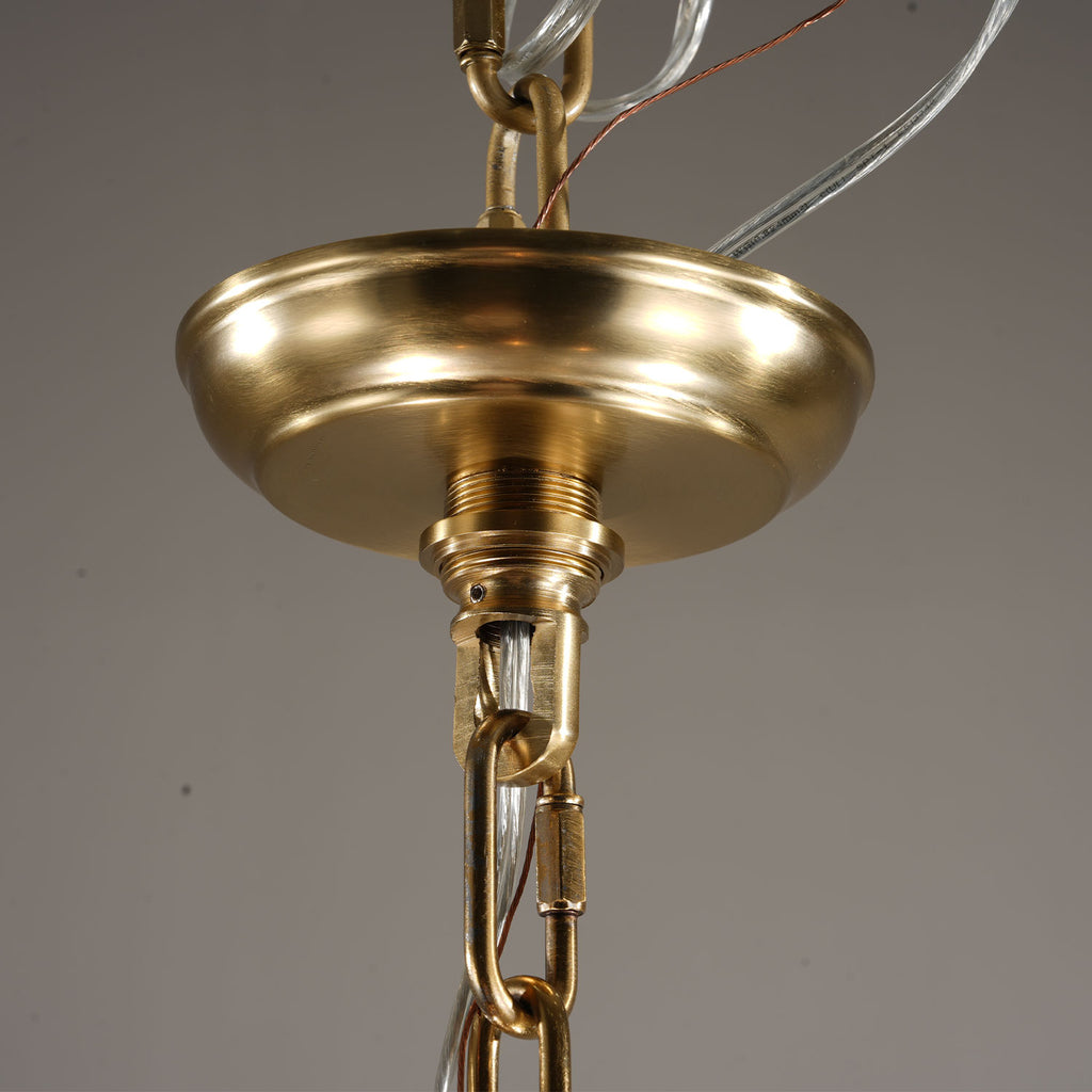 Zeila Crystal Gold Chandelier Ceiling Light