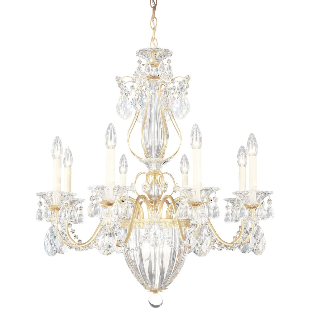 Zeila Crystal Gold Chandelier Ceiling Light