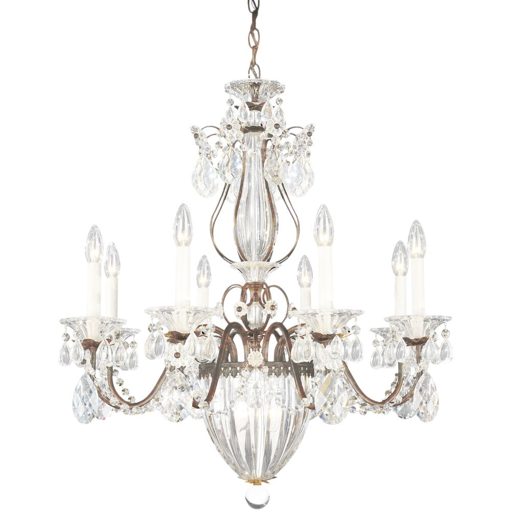 Zeila Crystal Gold Chandelier Ceiling Light