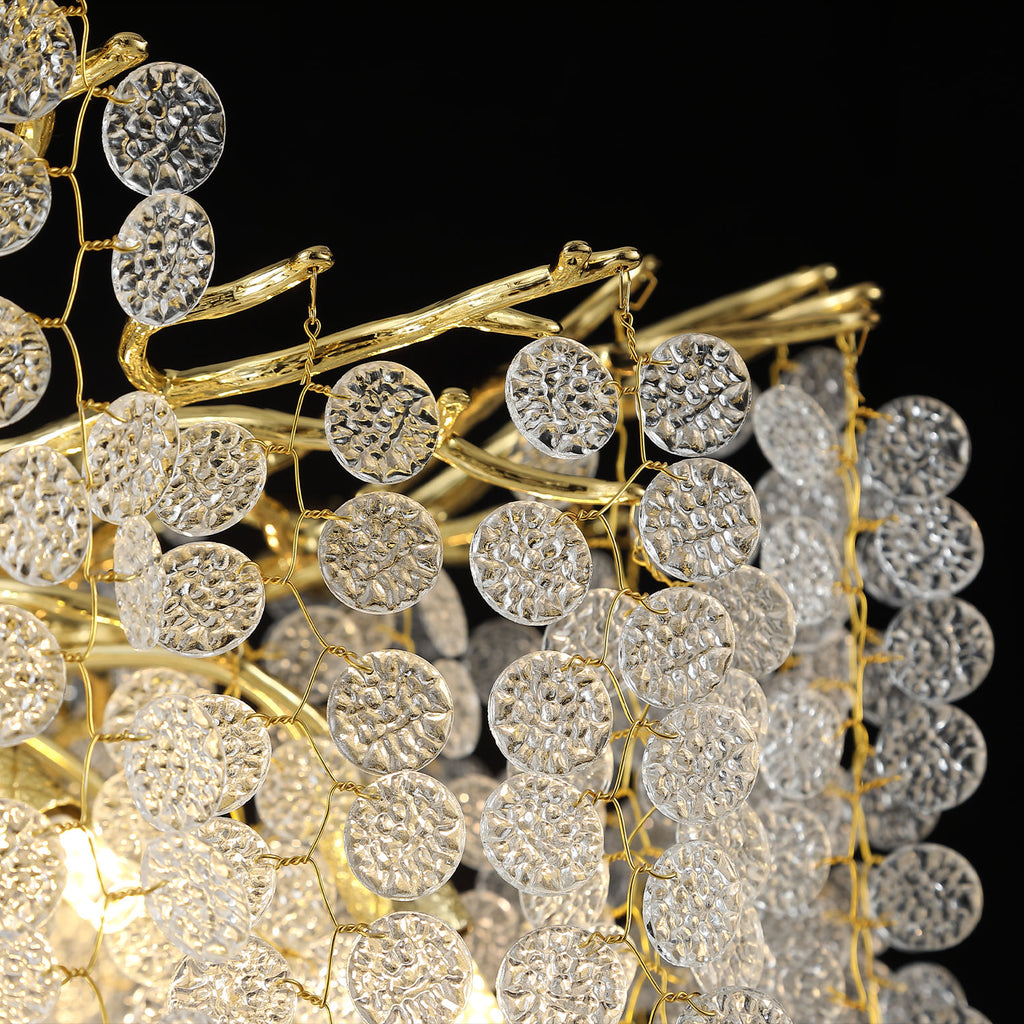 Cioral Oval Crystal Branch Chandelier
