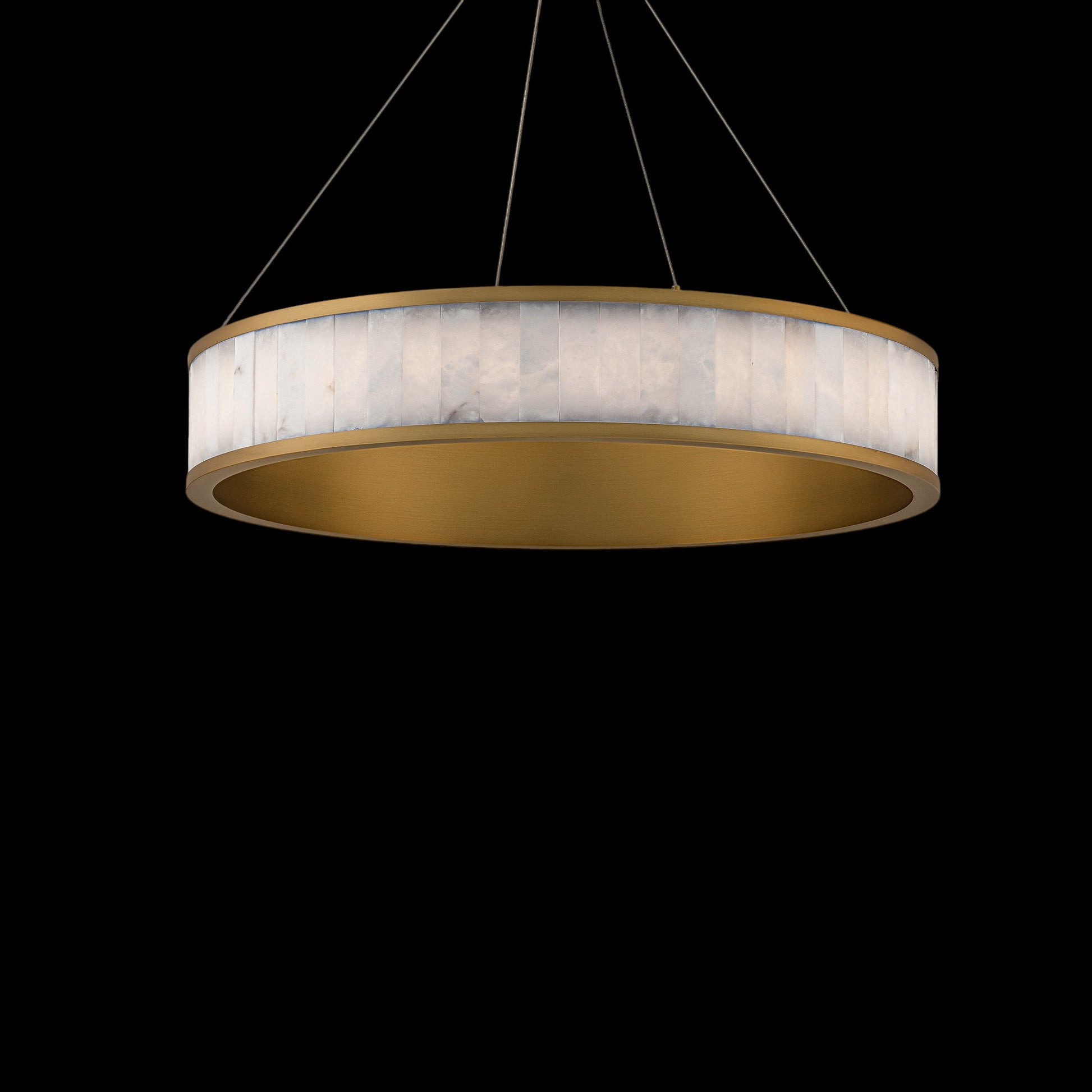 Aiera Alabaster Round Chandelier